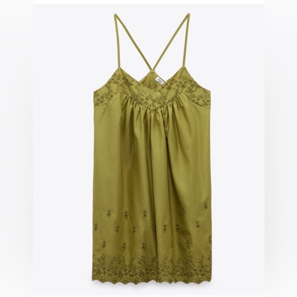 Zara Embroidered Dress